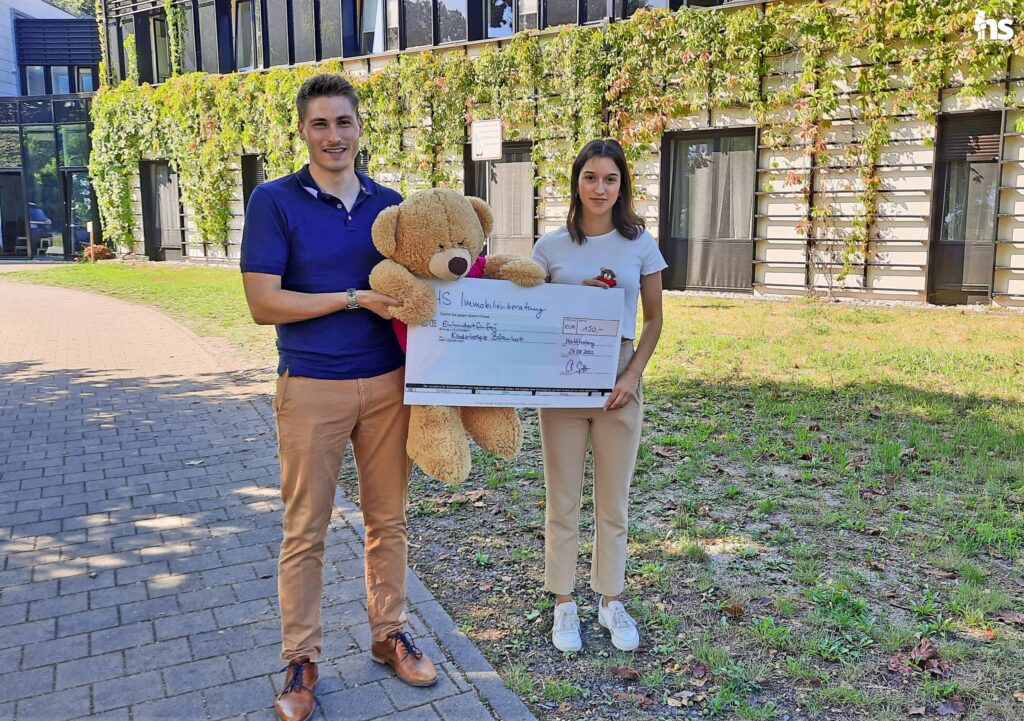 Spendenübergabe an das Hospiz Bärenherz Leipzig