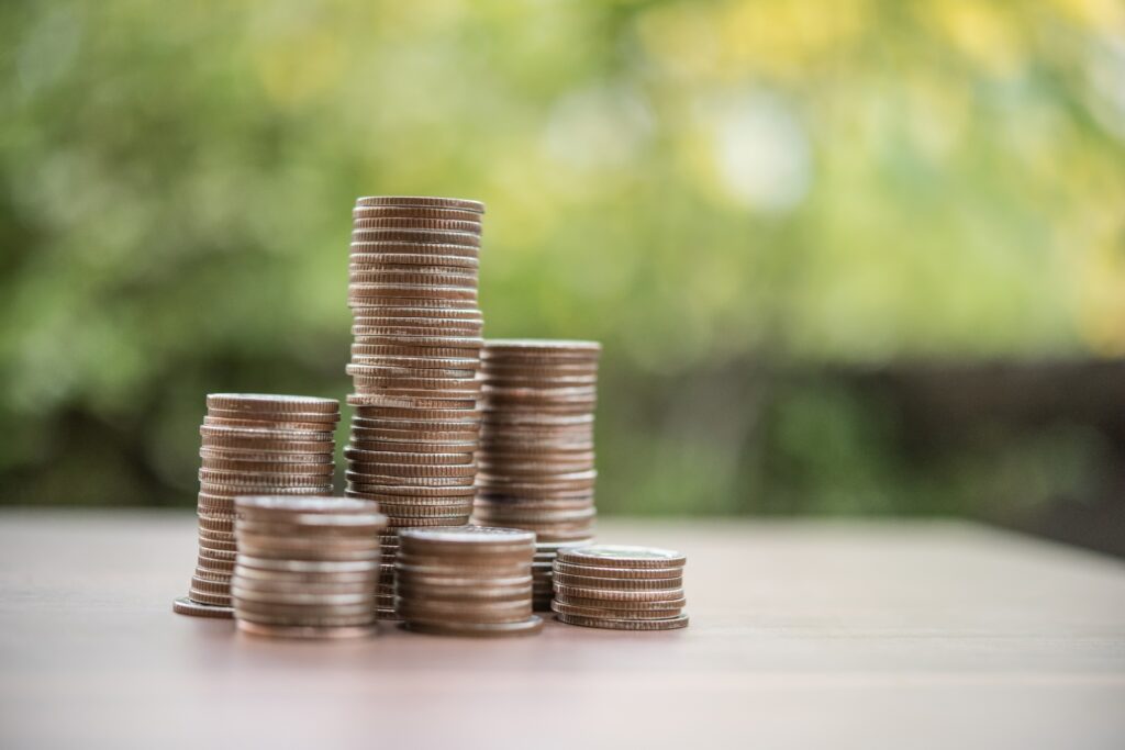stack of money,save money concept