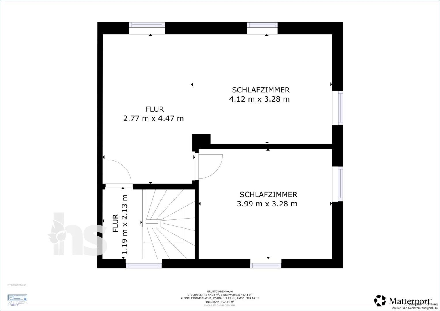Grundriss - Obergeschoss