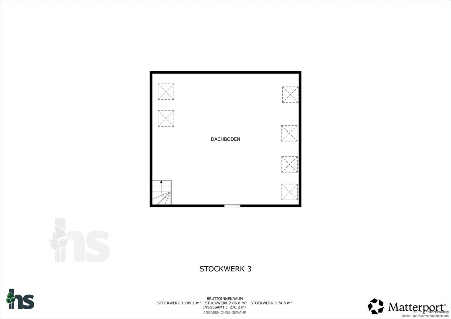 Grundriss - Dachboden