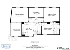 Grundriss - 1. Obergeschoss