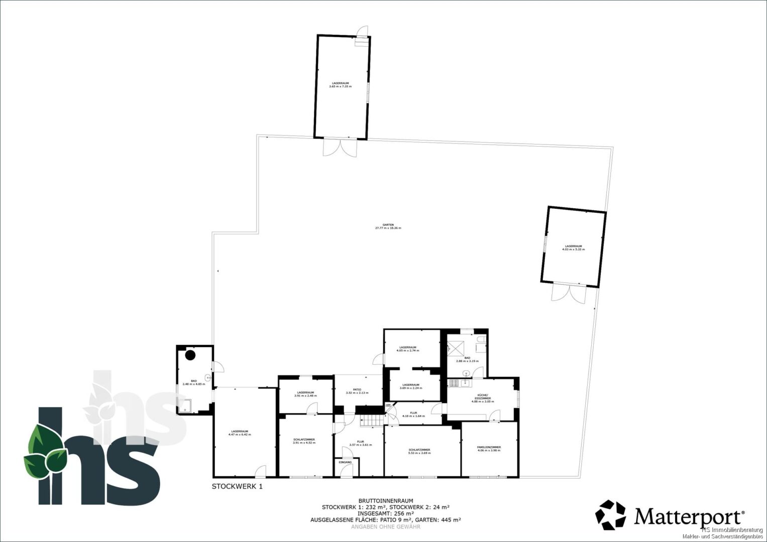 Grundriss - Erdgeschoss & Außenbereich