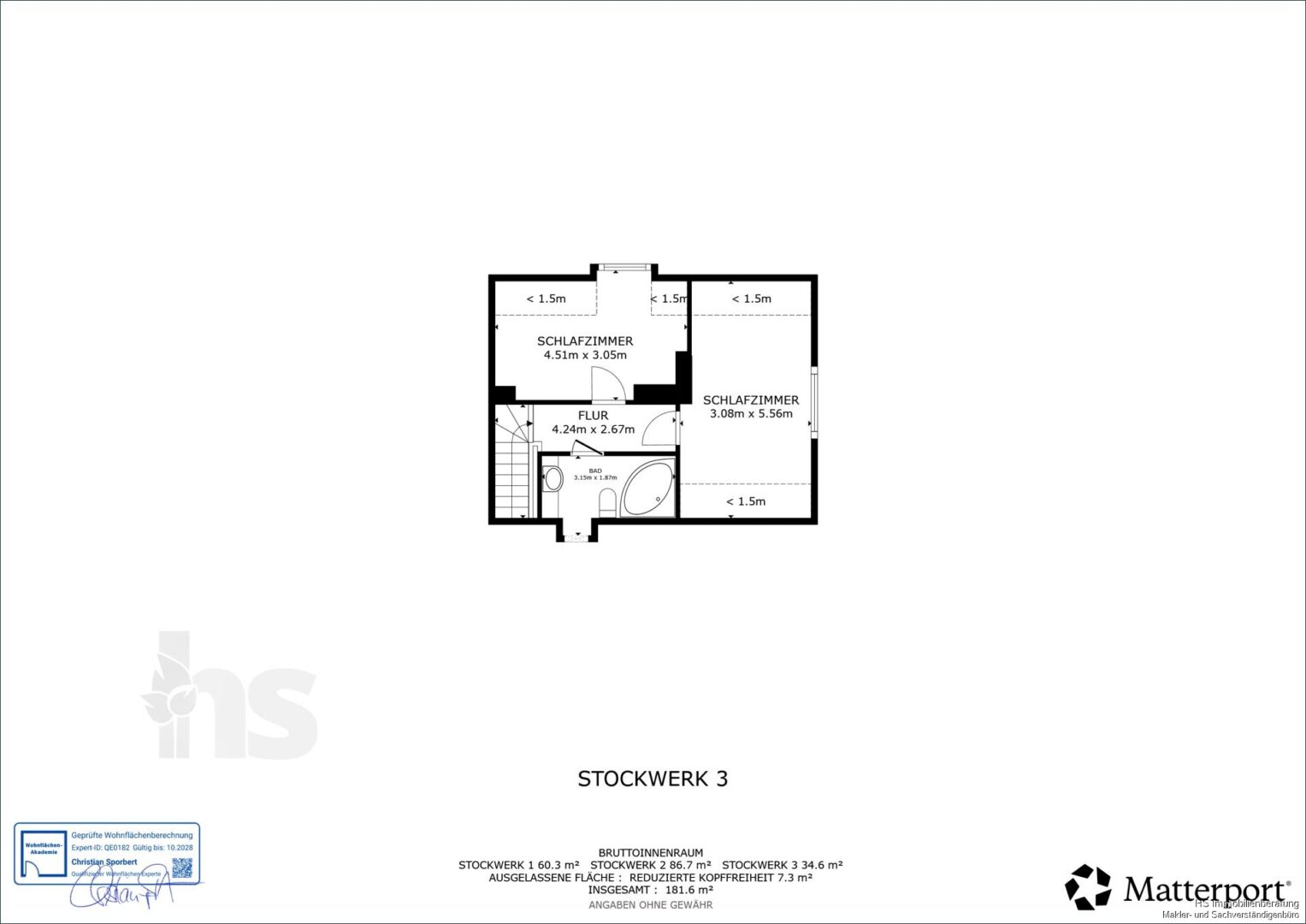 Grundriss - Dachgeschoss