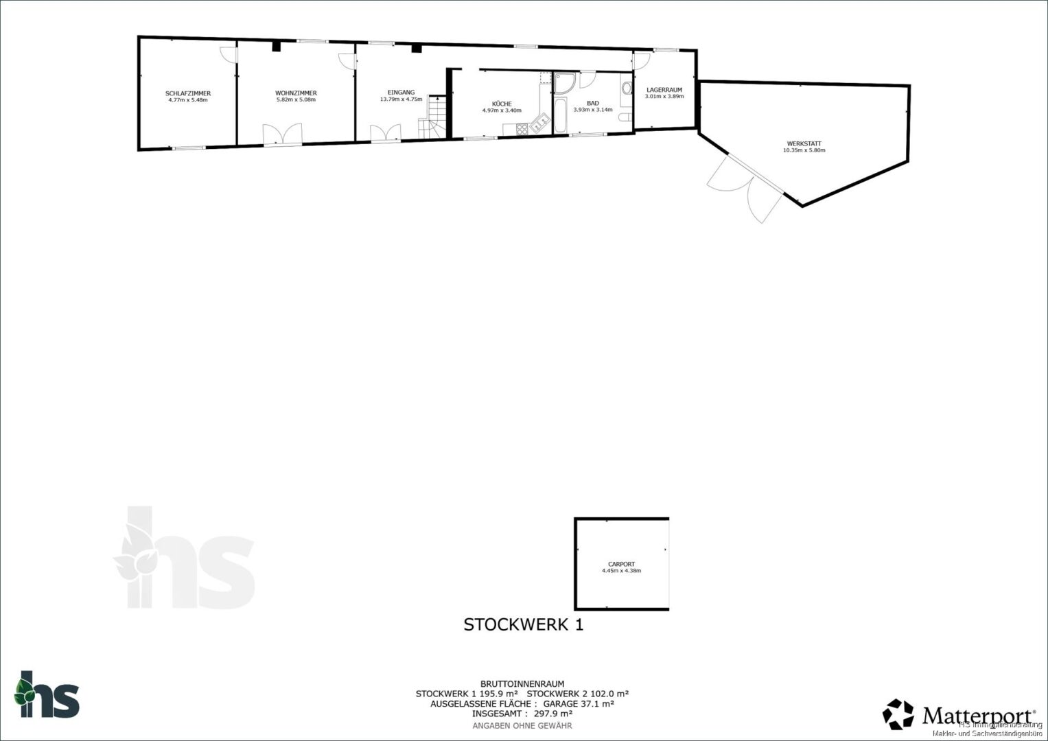 Grundriss - Außenbereich & Erdgeschoss