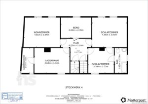 Grundriss - 2. Obergeschoss