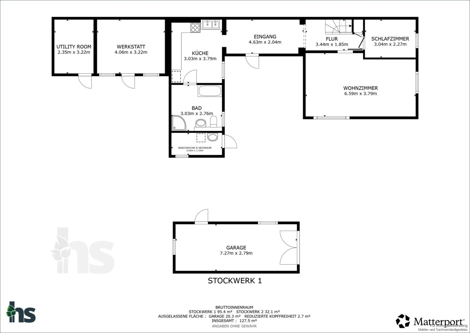 Grundriss - Außenbereich & Erdgeschoss