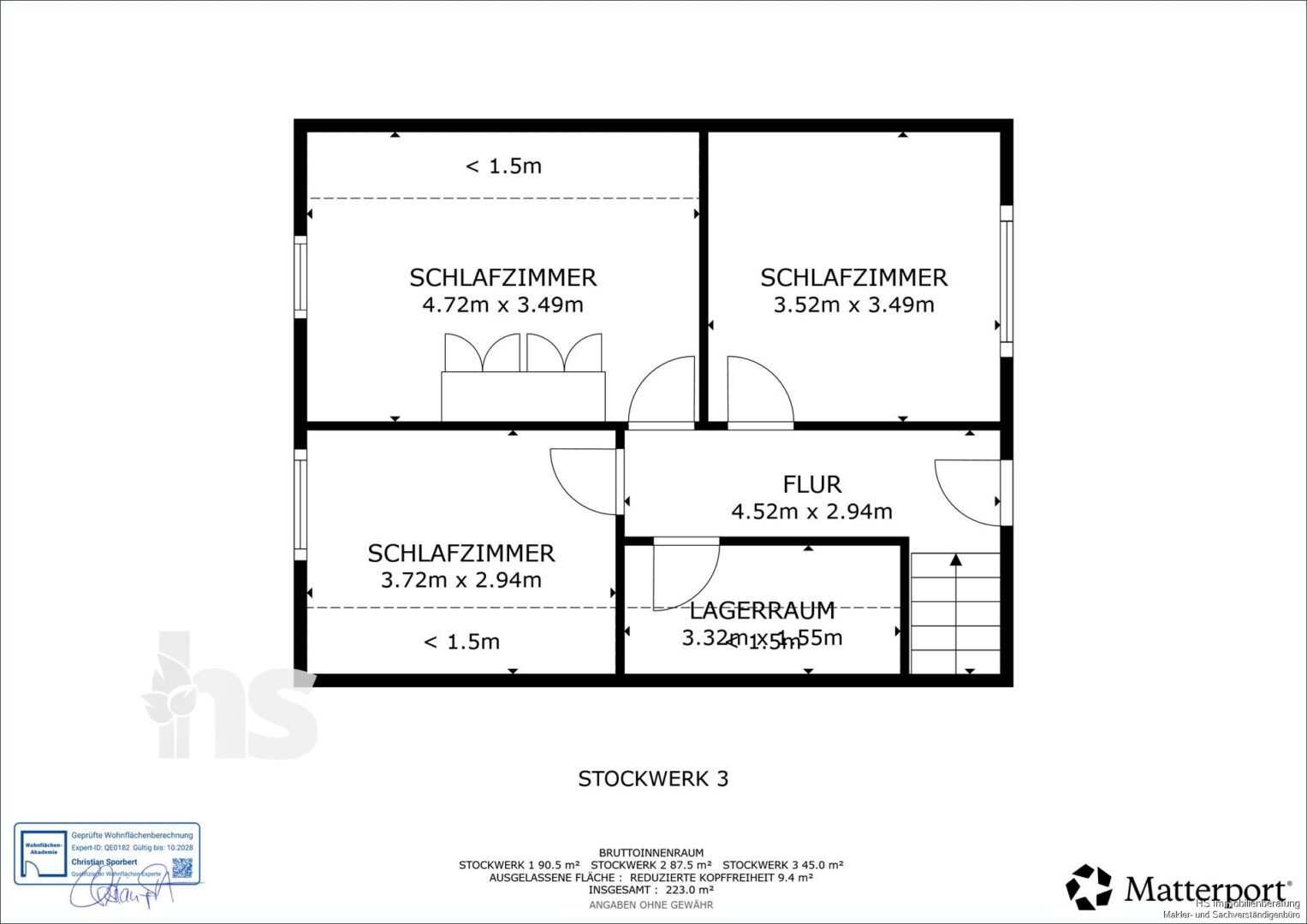 Grundriss - Dachgeschoss