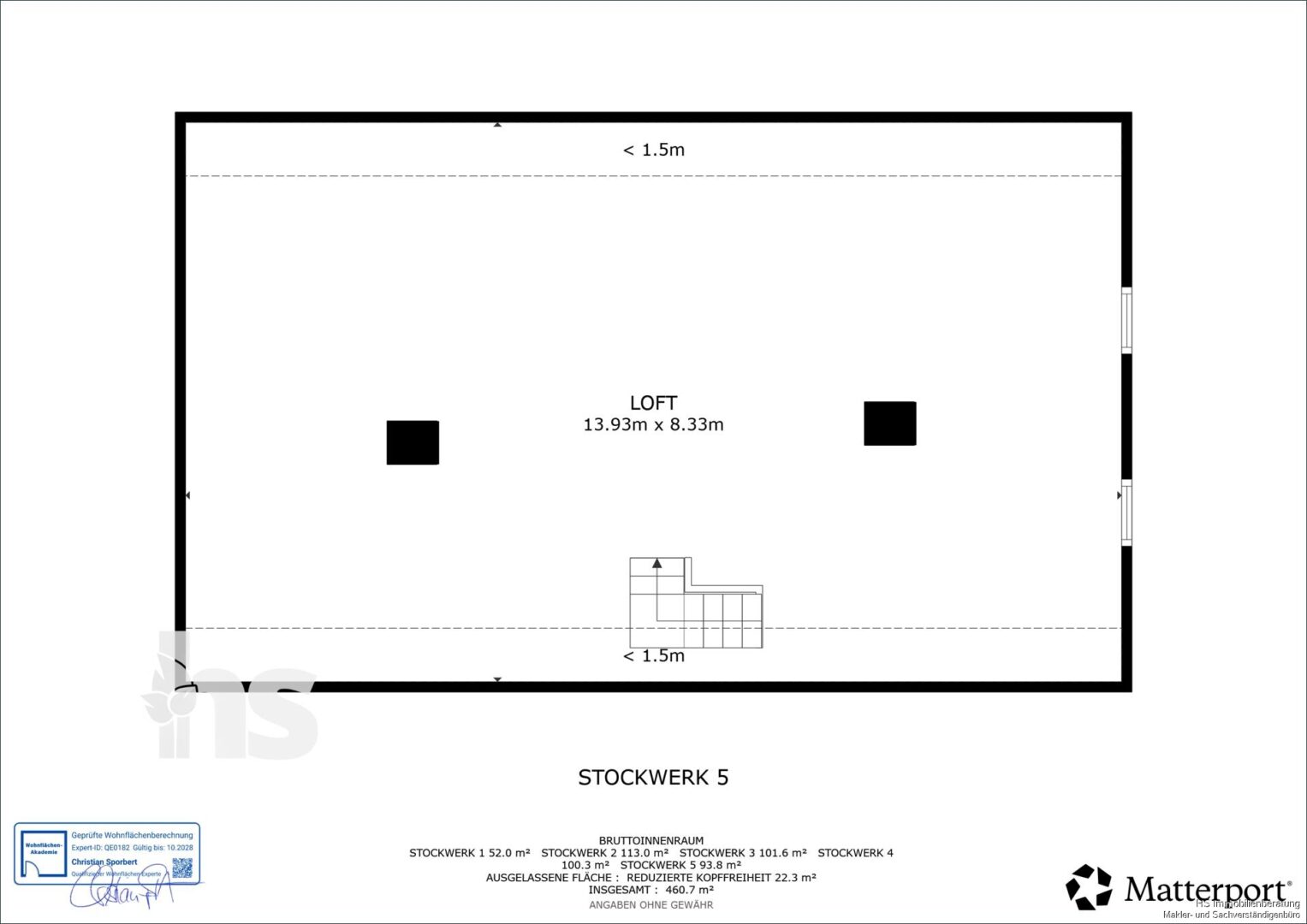 Grundriss - Dachboden