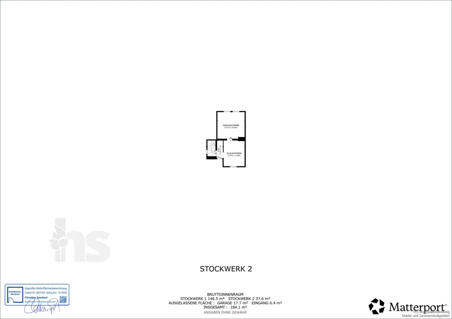 Grundriss - Obergeschoss