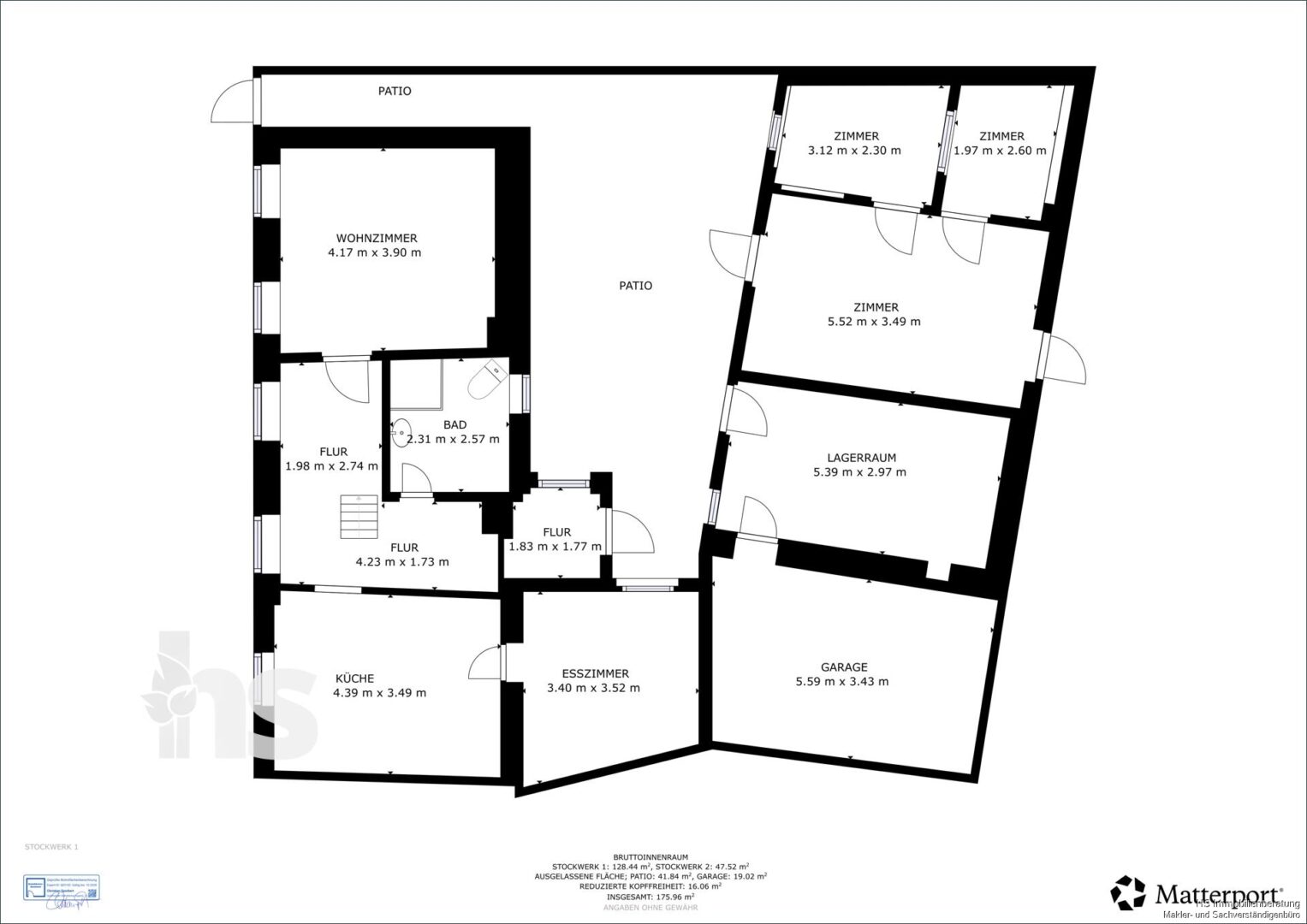 Grundriss - Erdgeschoss & Außenbereich