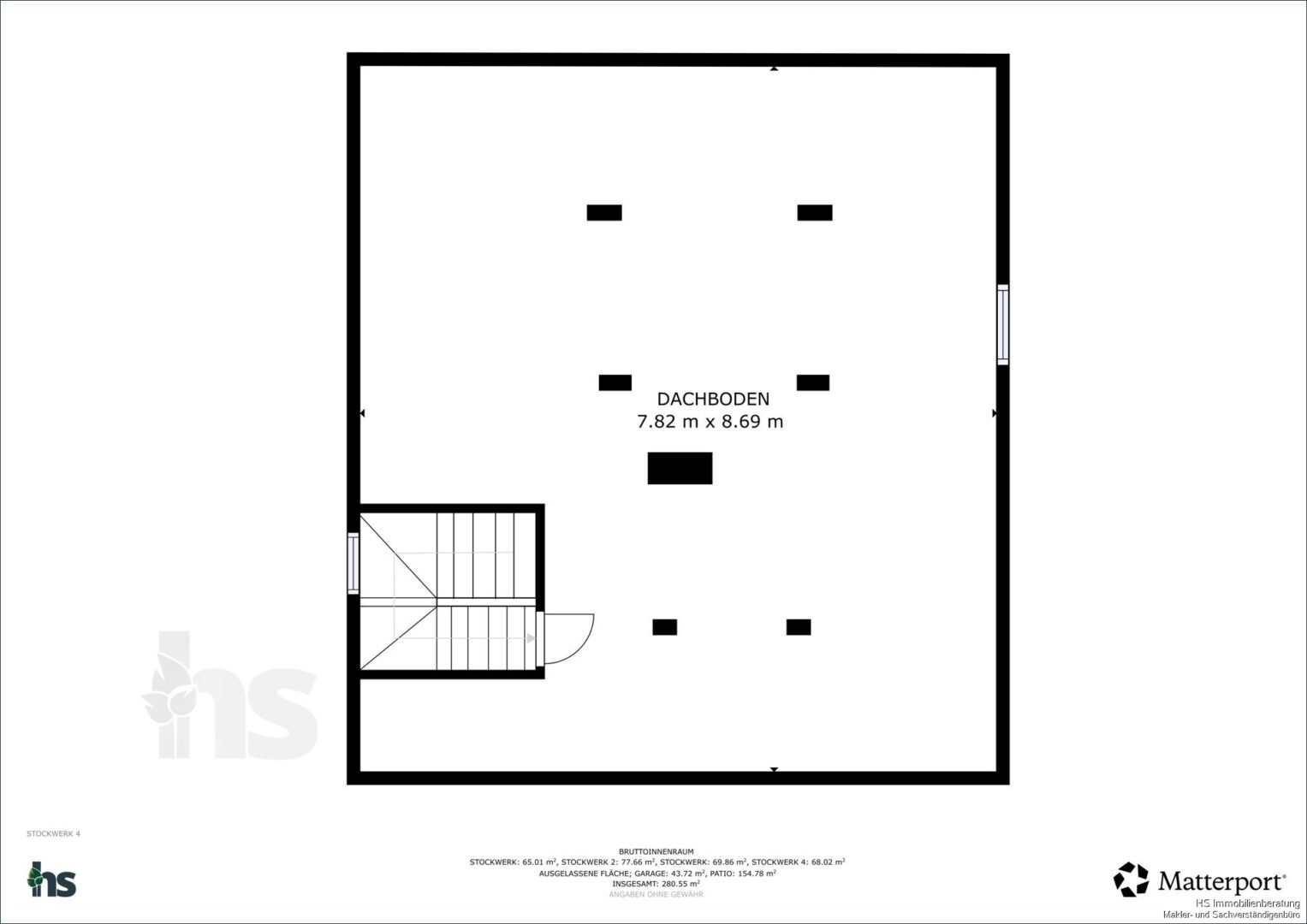 Grundriss - Dachboden