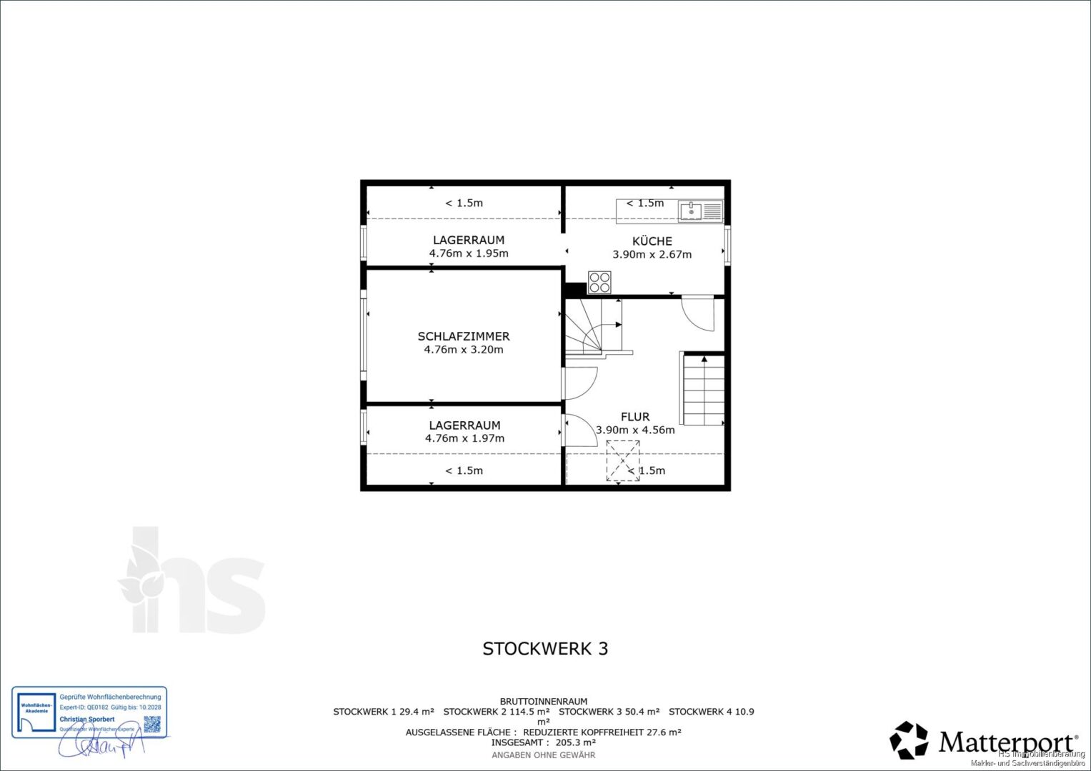Grundriss - Obergschoss