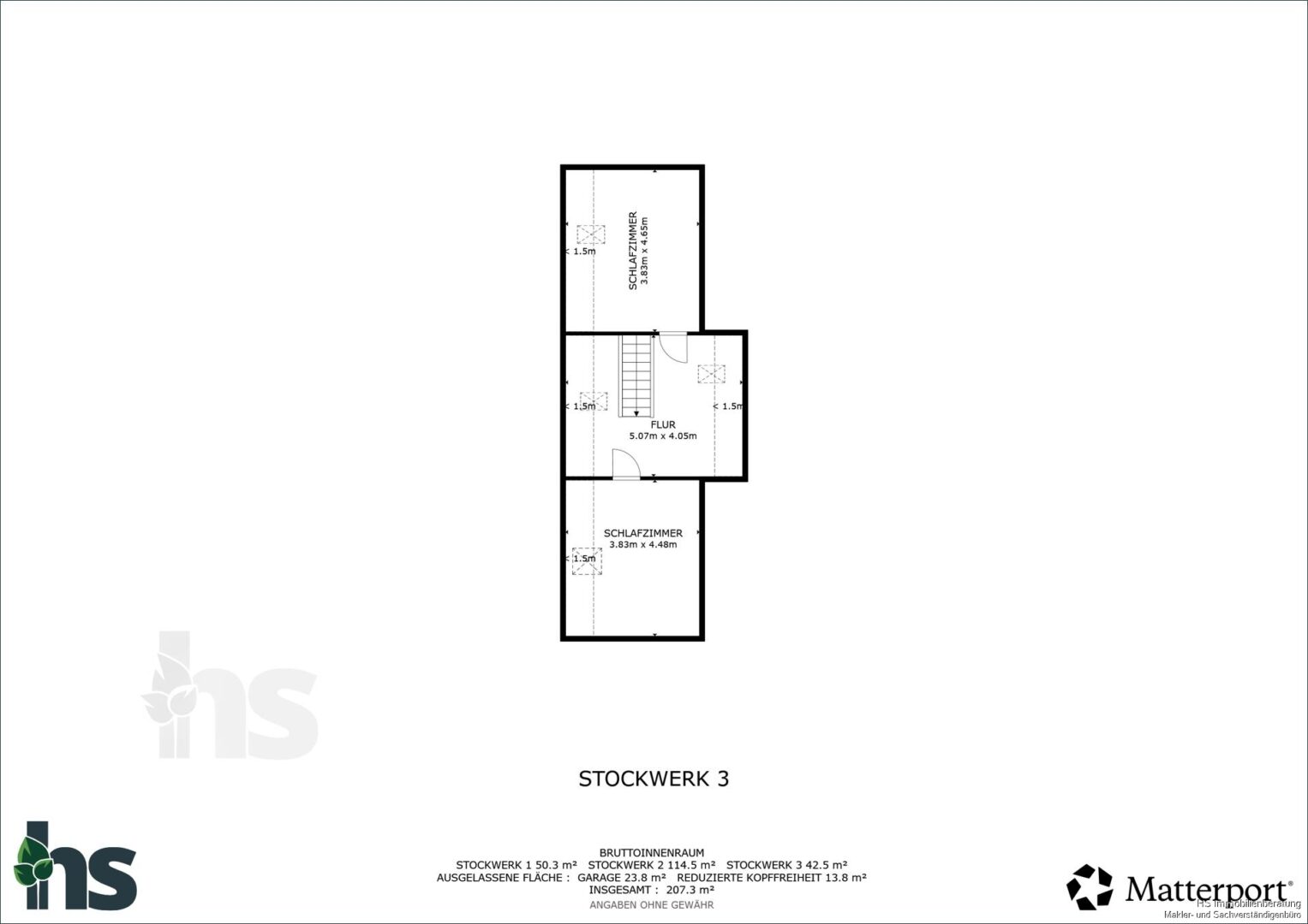 Grundriss - Dachgeschoss