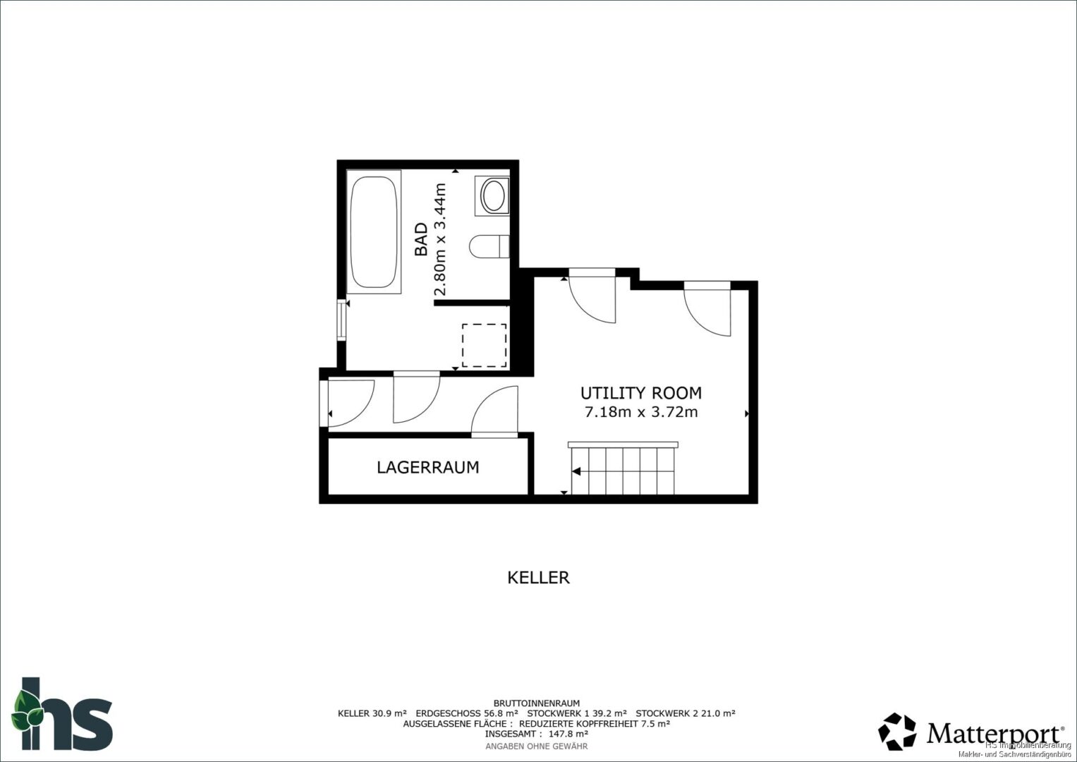 Grundriss - Keller