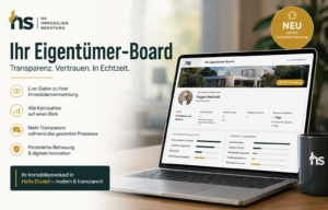 Eigentümer-Board der HS Immobilienberatung für den Immobilienverkauf in Halle (Saale)
