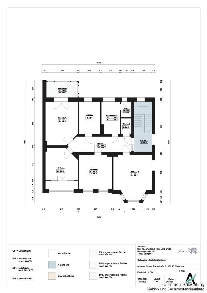 Grundriss - 1. Obergeschoss