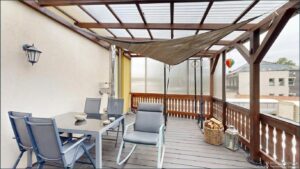 Maisonette Wohnung - Balkon