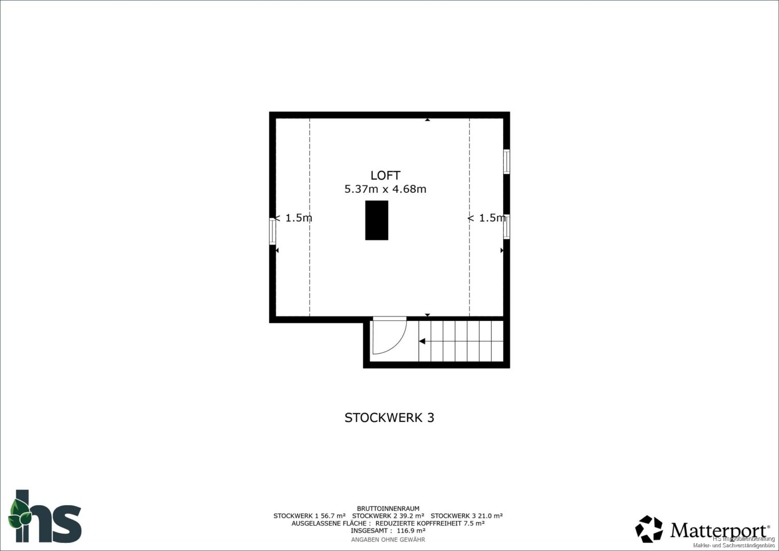 Grundriss - Dachgeschoss