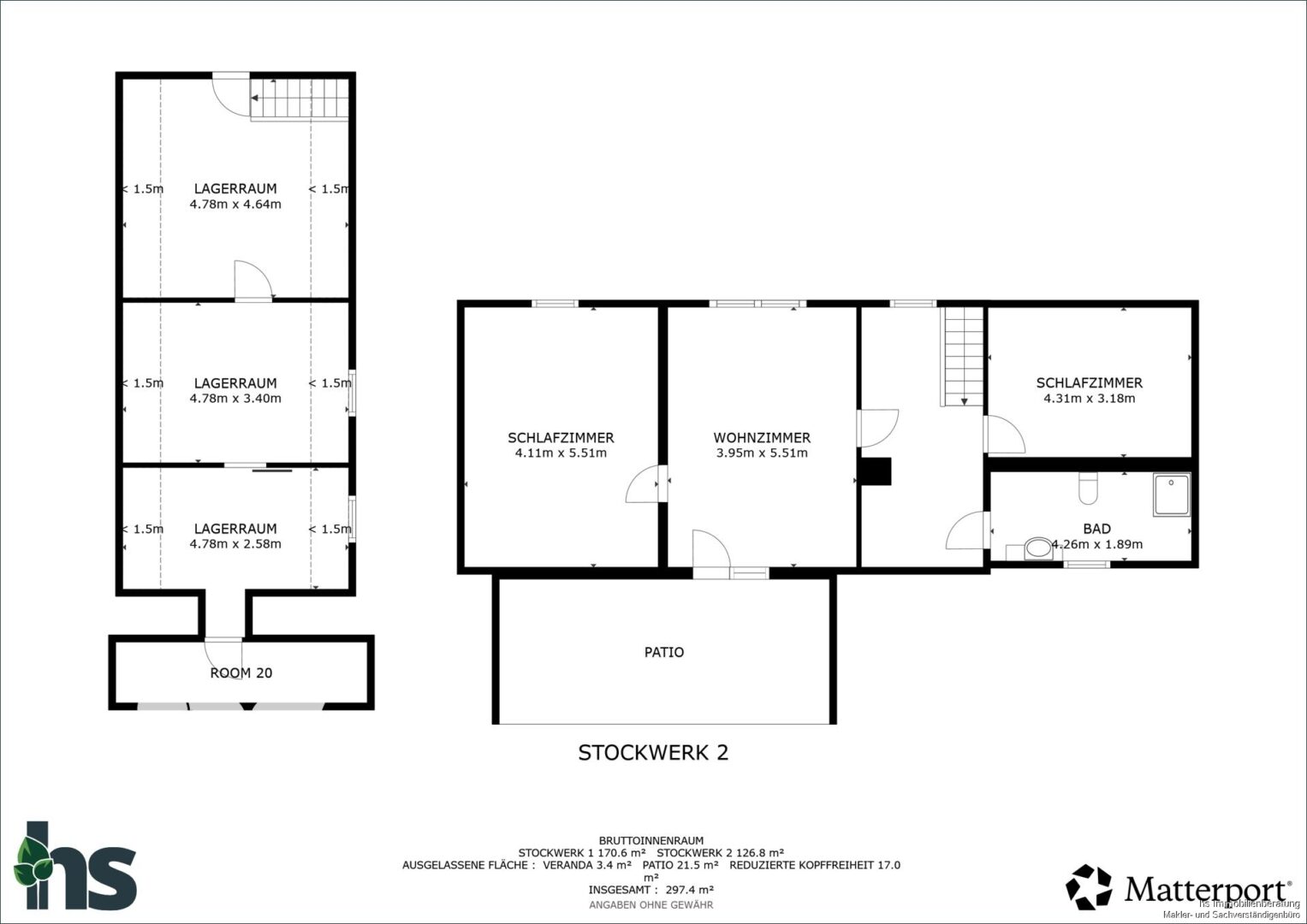 Grundriss - Obergeschoss