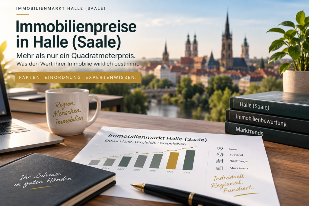 Immobilienpreise Halle (Saale) 2026 – Entwicklung und Immobilienbewertung