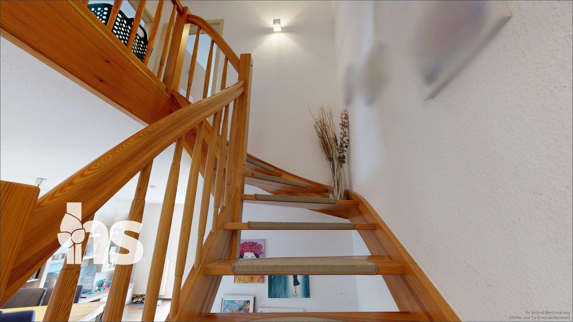 Treppe ins Dachgeschoss