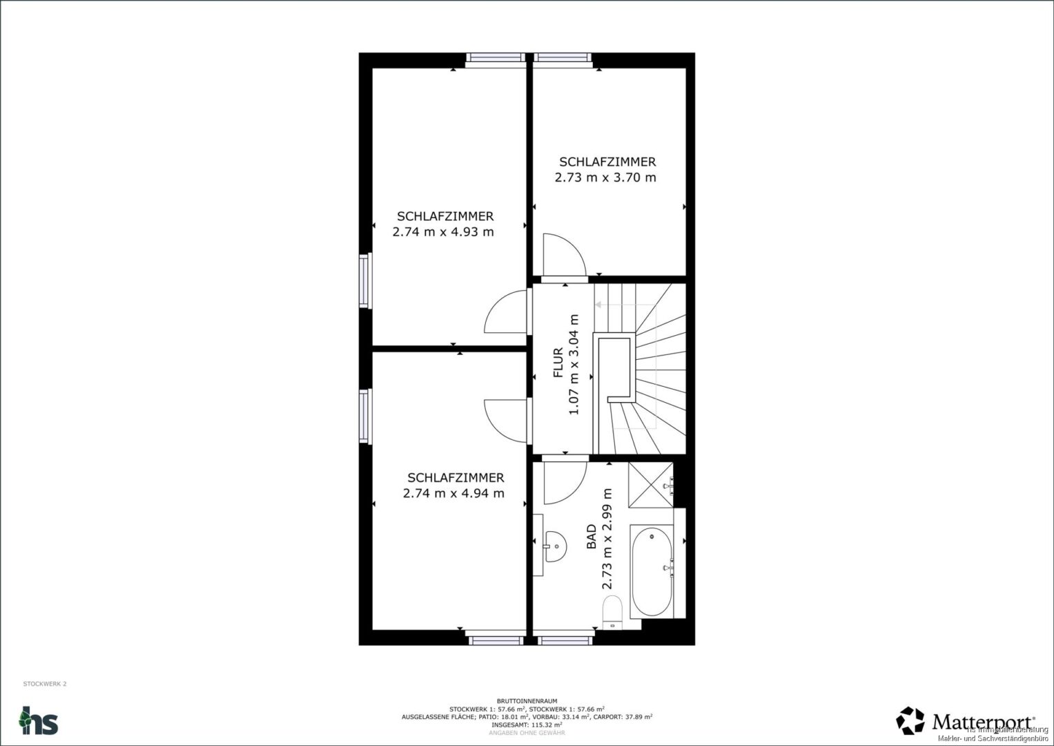 Grundriss - Dachgeschoss