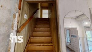 Treppe ins Dachgeschoss